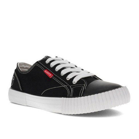 Levi's Womens Anika C Logo Classic Sporty Fashion Sneaker Shoe, Black/white,  Size 7 : Target
