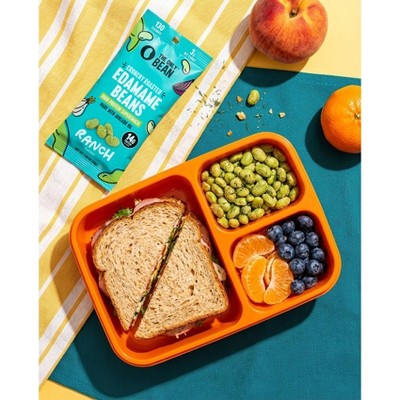 The Only Bean Crunchy Roasted Edamame Snacks Individually Wrapped High Protein Ranch - 8.4oz/8pk