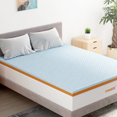 Grungis 3 Inch Full Copper Foam Mattress Topper,Gel Memory Foam Mattress Pad for Bedroom