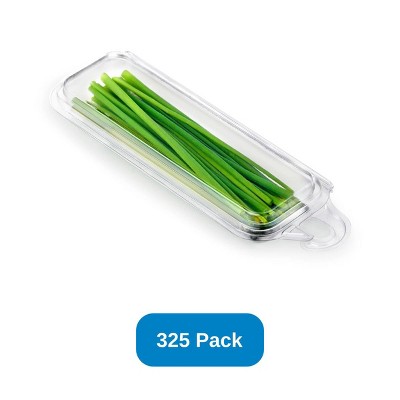Good Natured Products 0.25 oz. Top Seal Hanging Fresh Herb & Microgreen - Package Clear Good Natured Compostable PLA - Case of 325