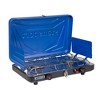 Stansport Double Burner Stove Piezo Ignition With Drip Pan Blue - 4 of 4