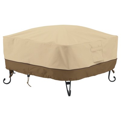 Veranda Full Coverage Fire Pit Cover - Pebble - Classic Accessories