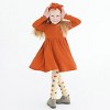 Rufflebutts Toddler Girls Long Sleeve Twirl Dress - 3 of 4