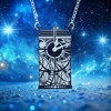 BBC Doctor Who Gallifreyan Clock Tardis Necklace - 4 of 4