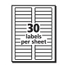 Pres-A-Ply Laser File Folder Labels 2/3 x 3 7/16 White 1500/Box 30632 - 3 of 4