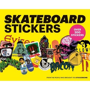 Skateboard Stickers - (Paperback) - 1 of 1