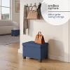 StorageBud Storage Ottoman for Bedroom End of Bed, Fabric Storage Bench, Large Storage Ottoman Bench, Entryway Bench with Storage - 3 of 4