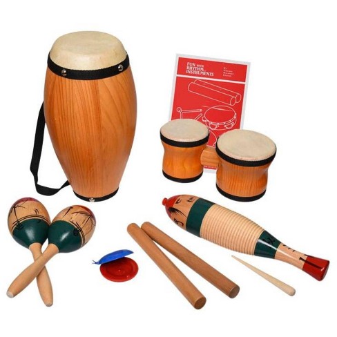 Kids Wooden Percussion Music Instruments Set Portable Kids Music