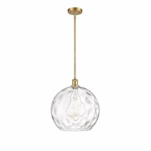 Innovations Lighting Athens Water Glass 1 - Light Pendant in  Satin Gold - 1 of 1