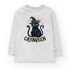 The Juniper Shop Catoween Cat Youth Long Sleeve Tee - 2 of 4