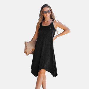 Women's Chic Asymmetrical Tank Midi Dress - Cupshe - 1 of 4