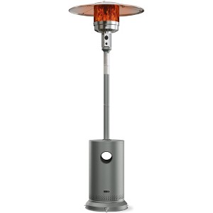 East Oak 48000 BTU Torch Patio Propane Outdoor Portable Heater Gray - 1 of 4