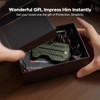 Warmounts Men Slim RFID Wallet in Carbon Fiber & Aluminum - Stylish, Secure & Perfect Valentine's Gift - 2 of 4