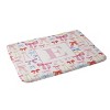 Deny Designs April Lane Art Bows Monogram Memory Foam Bath Mat - 2 of 4