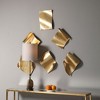 Uttermost Fluttering Pages Wall Decor Set/6 – Gold Leaf Iron Wall Art with Distressed Finish, 14.2x10.3x4.3 inches - 3 of 4