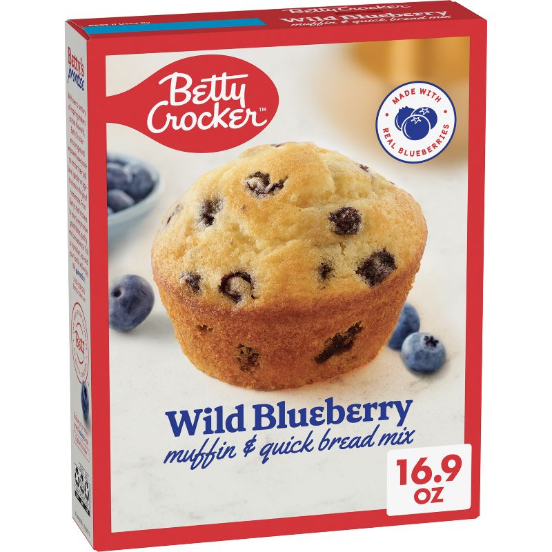 Betty Crocker Blueberry Muffin Mix -16.9oz, 1 of 13