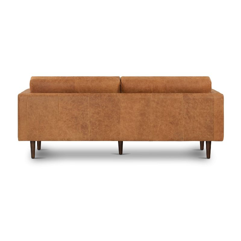 Florence Mid-Century Modern Sofa Cognac Tan - Poly &#38; Bark, 3 of 16