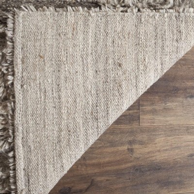 Elevated Gray Hand-Knotted Wool & Cotton 8'x10' Area Rug