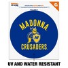 Madonna University Crusaders Logo Automotive Car Window Locker Circle Bumper Sticker - 2 of 4