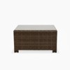 Covers & All Bellanova 32 in Square Coffee Table, Aspen Wicker w / Glass Top - 2 of 4