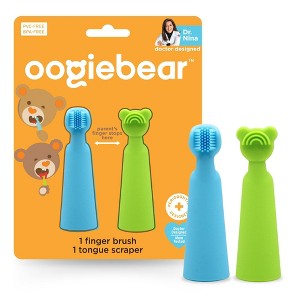 oogiebear Fingerbrush and Tongue Scraper - 1 of 4