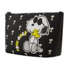 Peanuts Women's Snoopy Makeup Bag Small Travel Cosmetic Zipper Pouch Organizer Black - 4 of 4