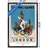 Trends International Team USA - London 1948. Games of the XIV Olympiad. Framed Wall Poster Prints - 3 of 4