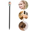Unique Bargains Rose Bead Hair Chopstick 1 Pc - 3 of 4