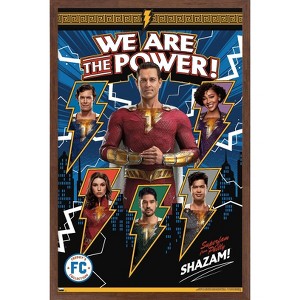 Trends International DC Comics Movie Shazam! Fury of the Gods - Family Framed Wall Poster Prints - 1 of 4