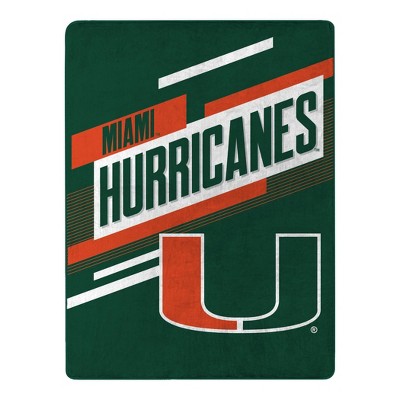 NCAA Miami Hurricanes Movement Silk Touch 46"x60" Throw Blanket