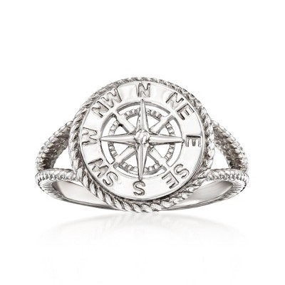 Ross-Simons Sterling Silver Compass Ring