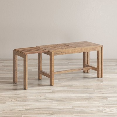 Bradford Extendable Solid Mango Wood Bench