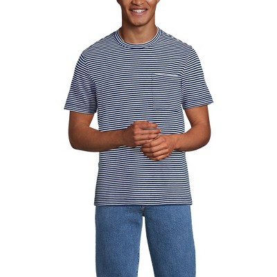 Lands' End Men's Short Sleeve Cotton Linen Tee
