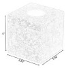 Velvet Modern Paper Facial Tissue Box Holder - 4 of 4