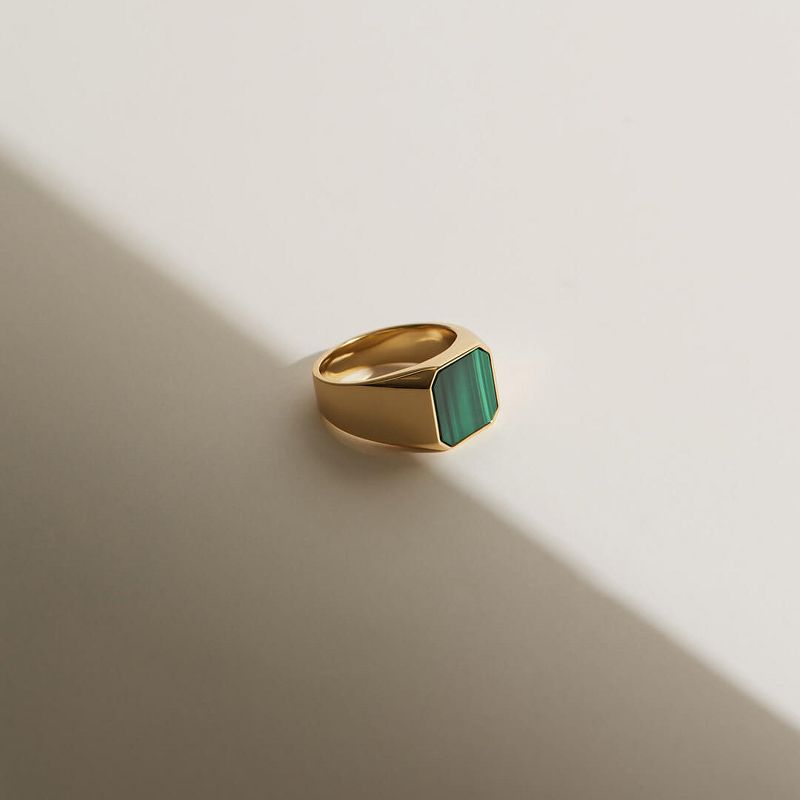Square Signet Ring  - Michelle Signet, 5 of 6