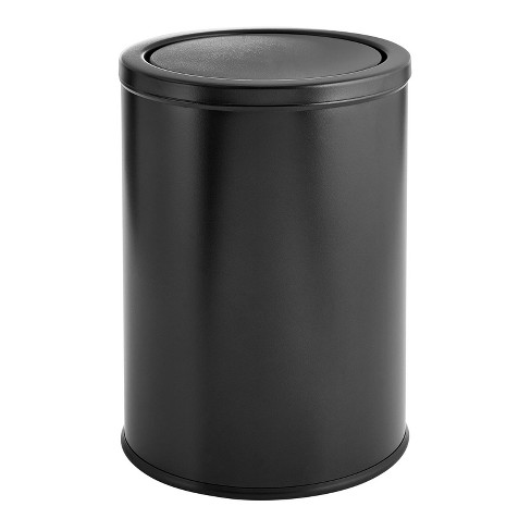 Large Trash Can with Swing-Top Lid