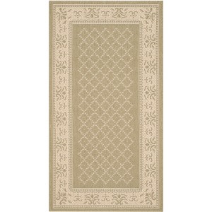Courtyard CY0901 UV & Stain Resistant Non-Shedding Power Loomed Indoor/Outdoor Rugs - Safavieh - 1 of 4