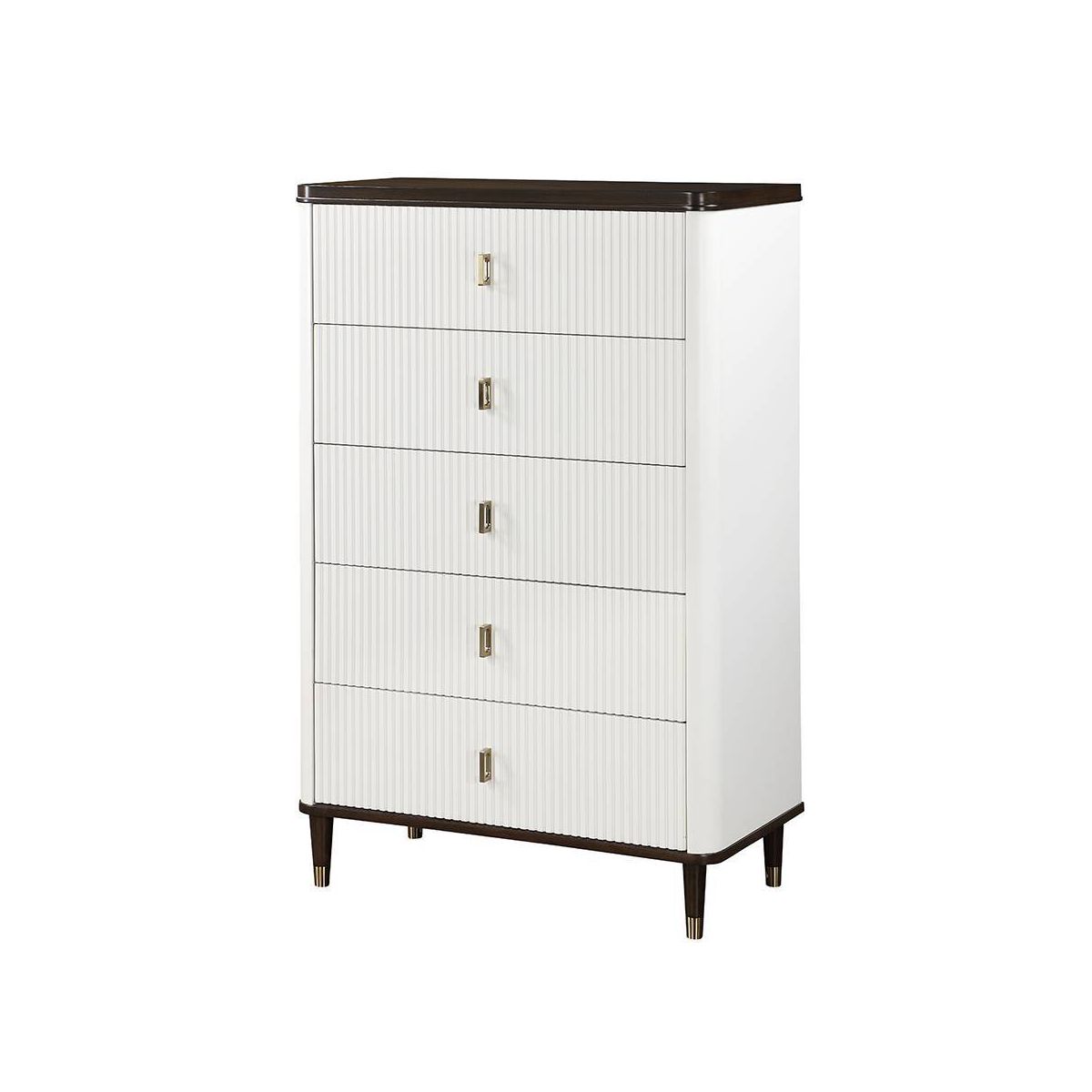 35.5" Carena Decorative Storage Drawer: Acme Furniture, 54.5" Height, 5 Drawers, Wood Composite, No Assembly Required - thumbnail 6
