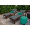 Casual Cushion Solid Sunbrella Fabric 1-Piece Indoor/Outdoor Lumbar Pillow, 22"W x 9"L - 2 of 4