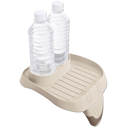 Intex 28500e Purespa Attachable Cup Holder And Refreshment Tray Hot Tub  Accessory For Select Purespa Models, Holds 2 Standard Beverage Containers,  Tan : Target