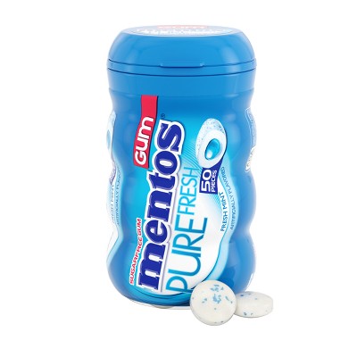 thumbnail image 2 of Mentos Pure Fresh Sugar-Free Cherry Gum – 6 Bottles (30 Pieces Each) - Dutch Import 2 of 4