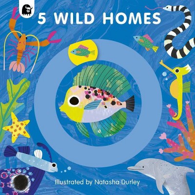 5 Wild Homes - (5 Wild...) by  Happy Yak (Board Book)