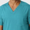 Wink Boundless Men's Multi Pocket V-Neck Scrub Top - 4 of 4