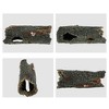 Unique Bargains Resin Tortoise Rock Turtle Basking Platform 7.9"x3.1"x3.1" Green Orange 1 Pcs - 3 of 4