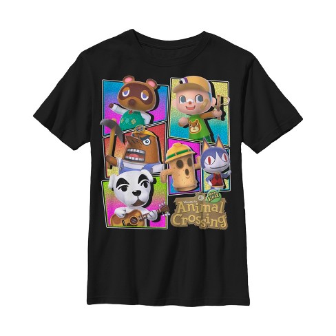 Boy s Nintendo Animal Crossing New Leaf Panels T shirt Target