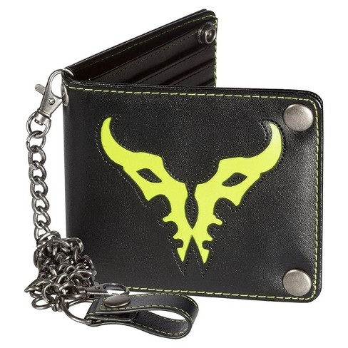 Bifold Leather Chain Wallet