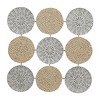 Metal Plate Carved Designs Wall Decor Gray - The Novogratz - 2 of 4