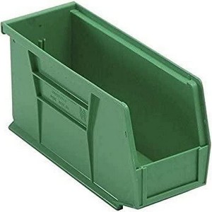 Quantum Storage Systems Bin, Stacking Or Hanging, 4-1/8"W X 10-7/8"D X 4"H - 1 of 2