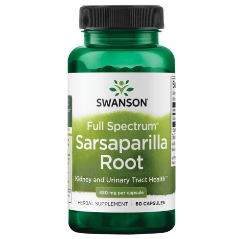 Swanson Herbal Supplements Full Spectrum Sarsaparilla Root 450 Mg 60 Caps :  Target