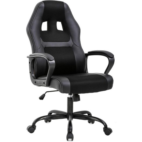 Fdw Office Chair Pc Gaming Chair Cheap Desk Chair Ergonomic Pu Leather Executive Computer Chair Lumbar Support For Women Men black Target